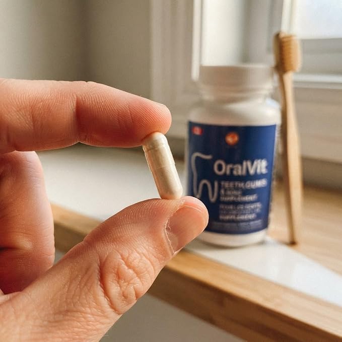 OralVit bottle and capsule from the Amazon listing